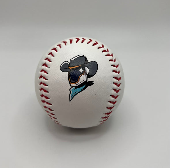 Sugar Land Space Cowboys Rawlings Ball All Logos