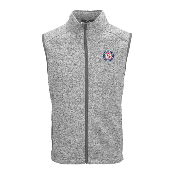 Spokane Indians Logo Iceberg Heather Summit Sweater Fleece Vest