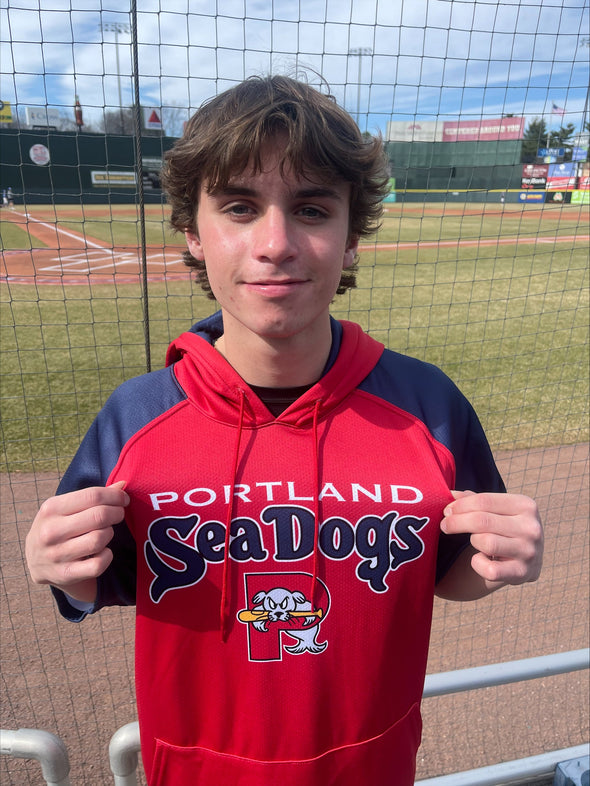 Portland Sea Dogs Short Sleeve Hoodie