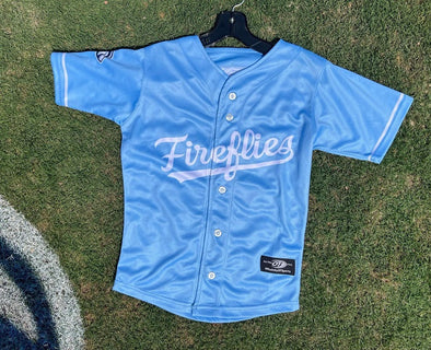 Fireflies Men's Replica  Lt. Blue Replica Jersey