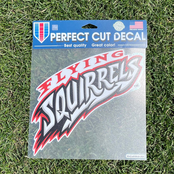 Richmond Flying Squirrels Wordmark Perfect Cut Decal