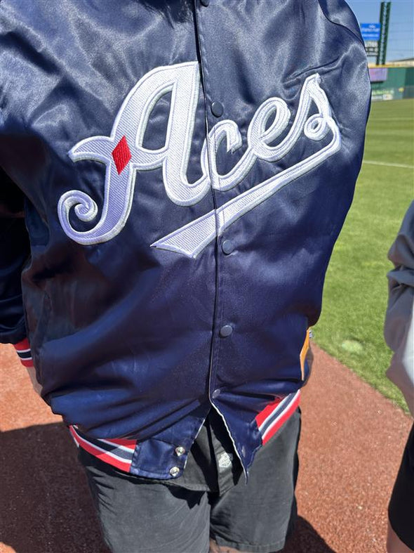 Reno Aces Men's Reversible Satin Jacket by Official League