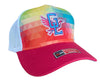 Great Lakes Loons Bimm Ridder Rainbow & White Mesh Adjustable Cap - Youth