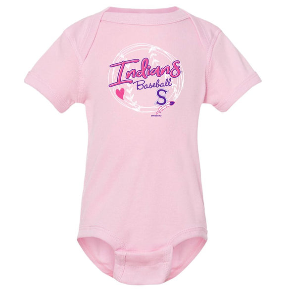 Spokane Indians Pink Infant Creeper