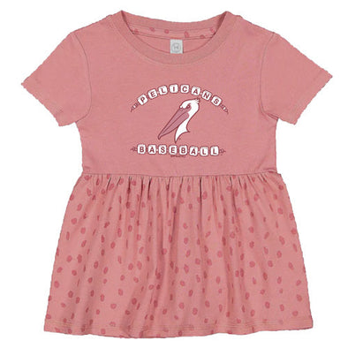Myrtle Beach Pelicans Bimm Ridder Infant Mauve Folklore Dress