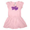 Infant Tonal Trash Pandas Bellerina Pink Dress