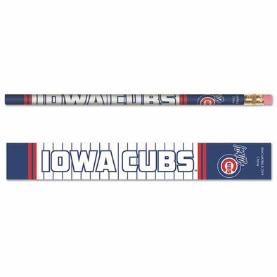 Iowa Cubs Pinstripe Pencil