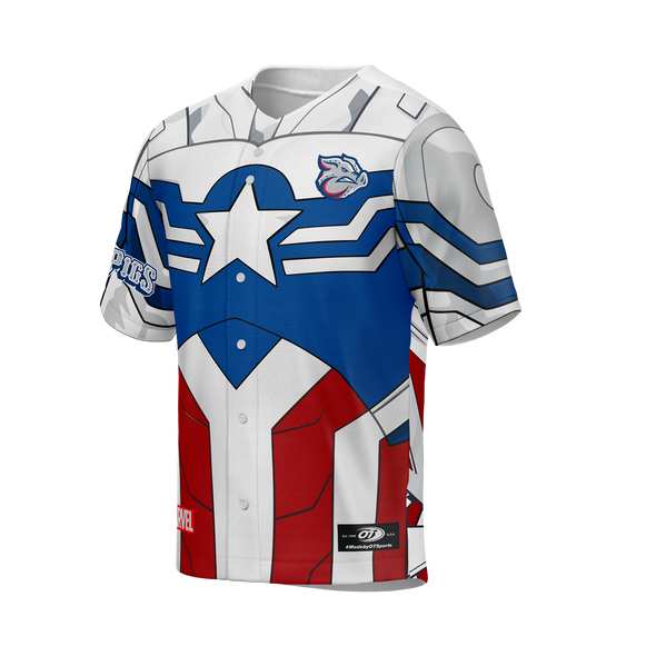 Lehigh Valley IronPigs Captain America Jersey