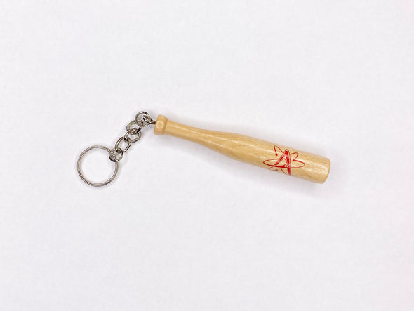 Albuquerque Isotopes Keychain-Bat Natural