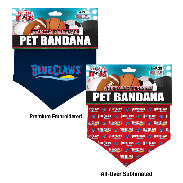 Jersey Shore BlueClaws All Star Dogs Bandana