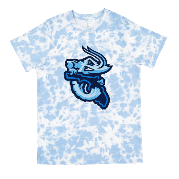 Jacksonville Jumbo Shrimp Bimm Ridder Youth Sky Tie Dye Tee