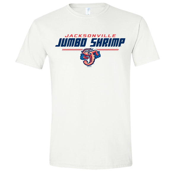 Jacksonville Jumbo Shrimp Bimm Ridder Youth Bern White Tee