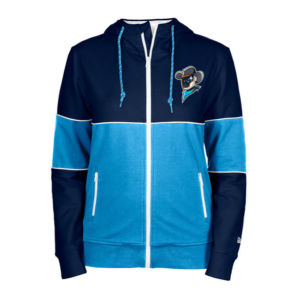 Sugar Land Space Cowboys New Era Women's Fleece Hood Stretch Full Zip - FINAL SALE