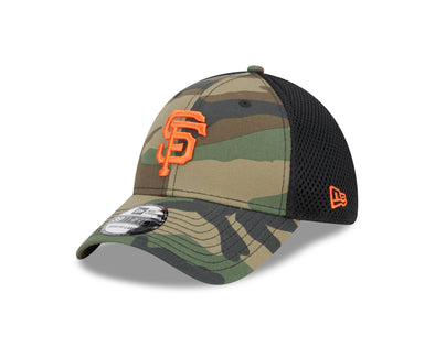 JR SF WOODLAND CAMO NEO 39THIRTY YOUTH HAT, SAN FRANCISCO GIANTS