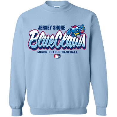 Jersey Shore BlueClaws Boarding Crab Crewneck Sweatshirt