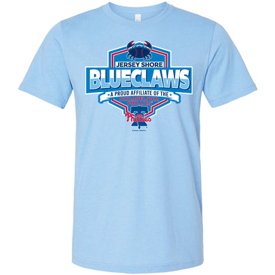 Jersey Shore BlueClaws Phillies Affiliate Crab Emblem T-Shirt
