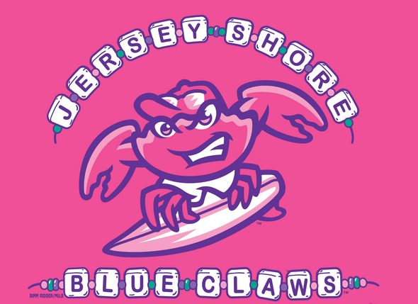 Jersey Shore BlueClaws Youth Folklore T-Shirt
