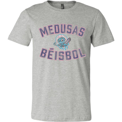 Jersey Shore BlueClaws Copa Medusas Gray Heathered T-Shirt