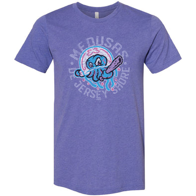 Jersey Shore BlueClaws Copa Medusas Purple Heathered T-Shirt