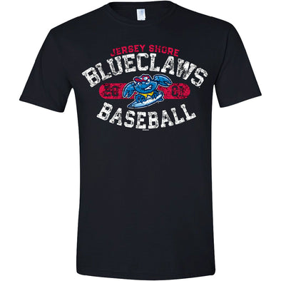 Jersey Shore BlueClaws Surfing Crab T-shirt