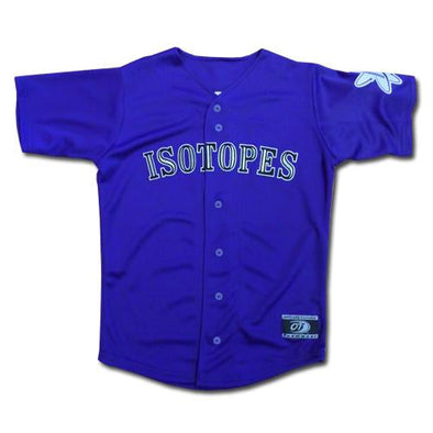 Albuquerque Isotopes Jersey-Purple Replica Sublimated