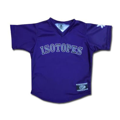 Albuquerque Isotopes Jersey-Inf/Tod Purple Replica Sublimated