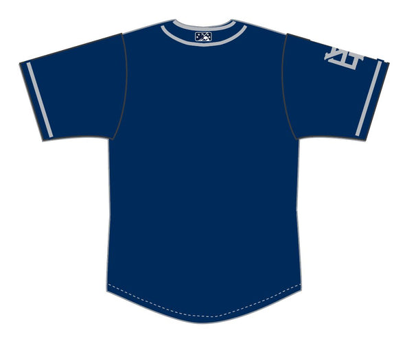 Somerset Patriots 2023 Authentic Black Yankees Navy Jerseys