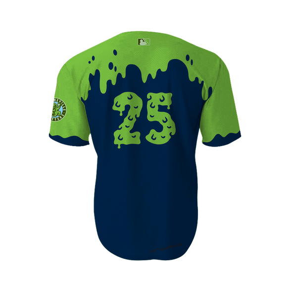 The Asheville Tourists YOUTH Snot Otters Replica Jersey