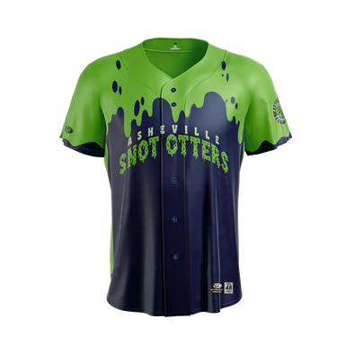 The Asheville Tourists YOUTH Snot Otters Replica Jersey