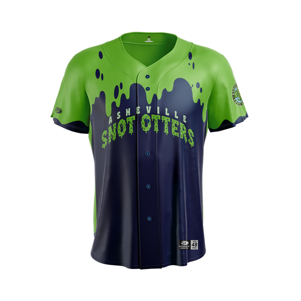 The Asheville Tourists YOUTH Snot Otters Replica Jersey