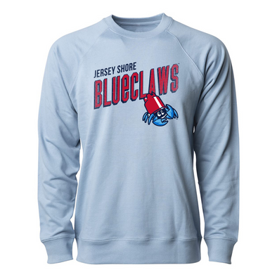 Jersey Shore BlueClaws 108 Stitches Crew Neck Sweatshirt