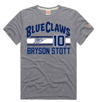Jersey Shore BlueClaws Homage Bryson Stott T-Shirt