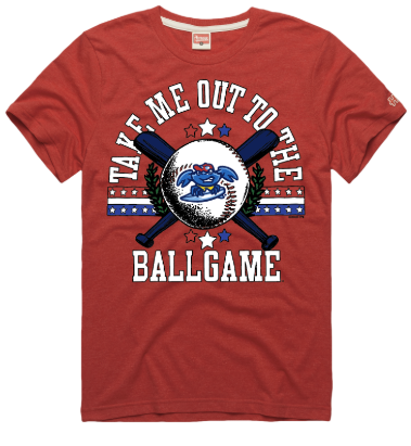 Jersey Shore BlueClaws Homage Take me out to the Ballgame T-Shirt