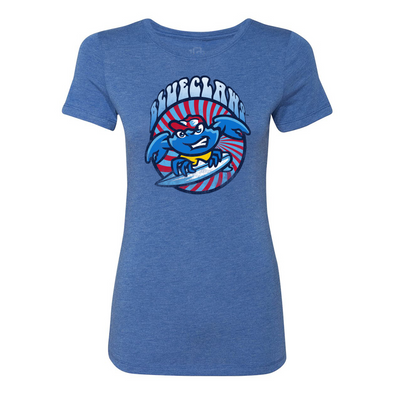 Jersey Shore BlueClaws 108 Stitches Ladies Hippie T-Shirt