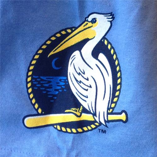 MYRTLE BEACH PELICANS TEE CAROLINA BLUE JERSEY T