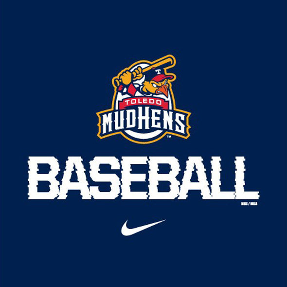 Toledo Mud Hens Jovic Navy Nike T