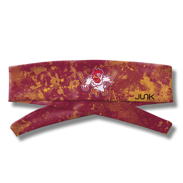 JUNK Growlin Chickens Grunge Tie