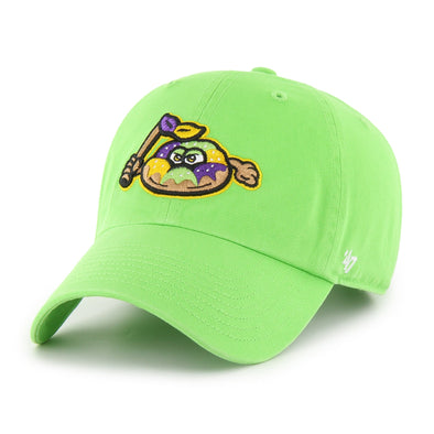 Clean Up-Lime Biloxi King Cakes Alternate Logo