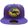 Biloxi King Cakes 59FIFTY Fitted Cap (All Purple)