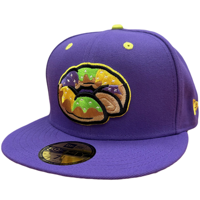 Biloxi King Cakes 59FIFTY Fitted Cap (All Purple)