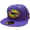 Biloxi King Cakes 59FIFTY Fitted Cap (All Purple)