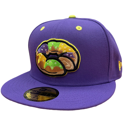 Biloxi King Cakes 59FIFTY Fitted Cap (All Purple)