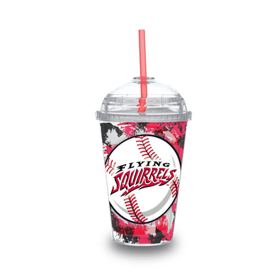 Richmond Flying Squirrels Kids 12oz Tumbler with Crazy Straw