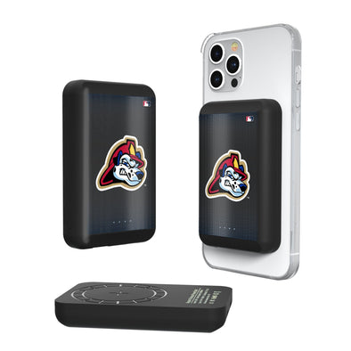 Peoria Chiefs Linen Wireless Mag Power Bank