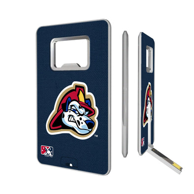 Peoria Chiefs Solid Credit Card USB Drive with Bottle Opener 16GB