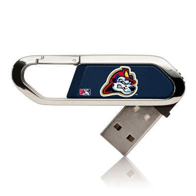 Peoria Chiefs Solid USB 32GB Clip Style Flash Drive