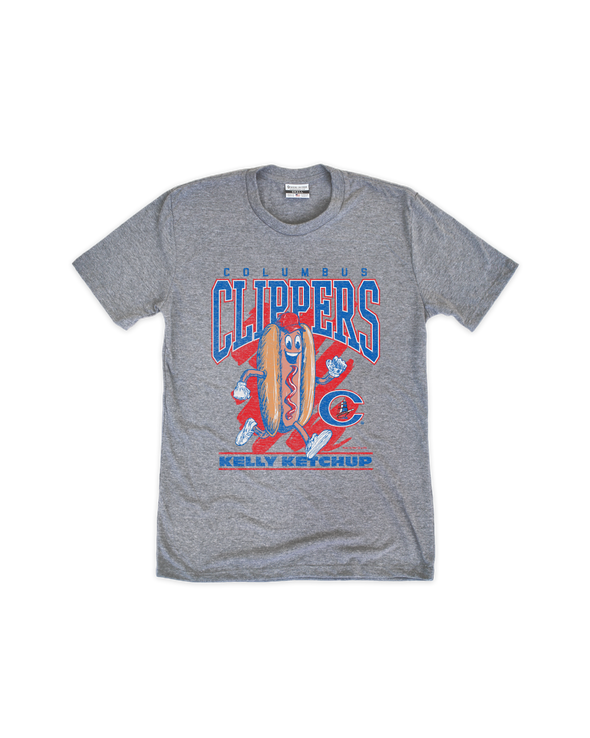 Columbus Clippers Where I'm From Youth Kelly Ketchup Tee