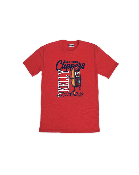 Columbus Clippers Where I'm From Youth Kelly Ketchup Tee