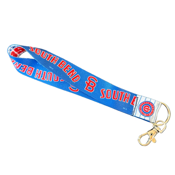 South Bend Cubs Double Sided Lanyard Key Strap