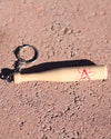 Albuquerque Isotopes Keychain-Bat Natural